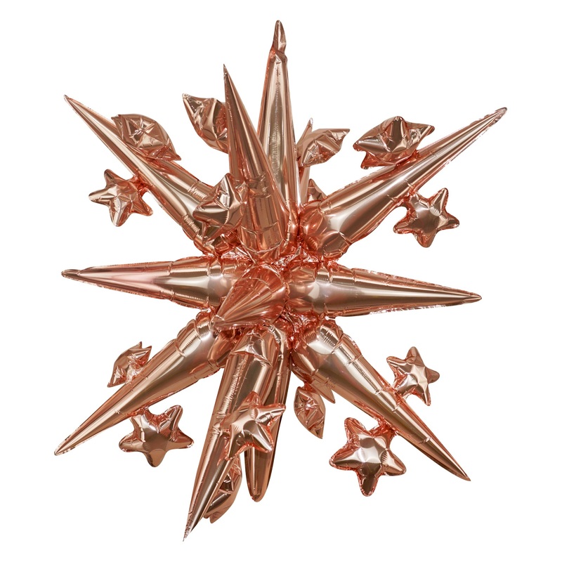 Rose Gold Exploding Starburst 44 Balloon