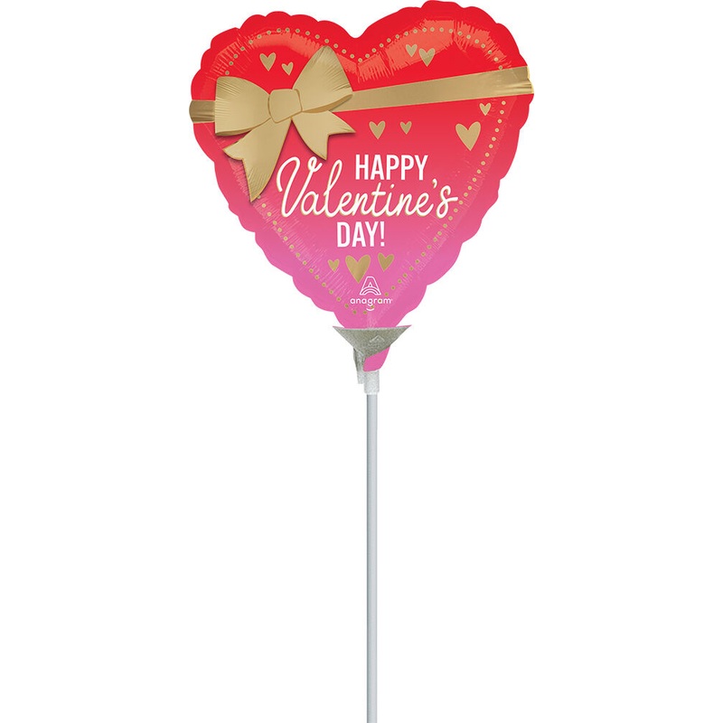 Satin Better with Bows Valentine 9" Air-fill Balloon (requires heat sealing)