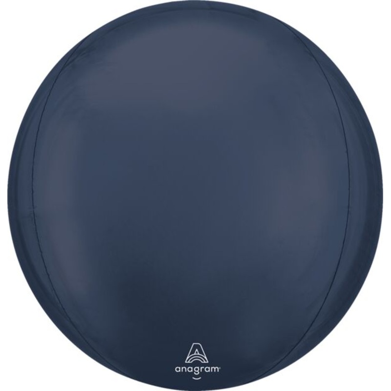 Satin True Navy Orbz 16 Balloon