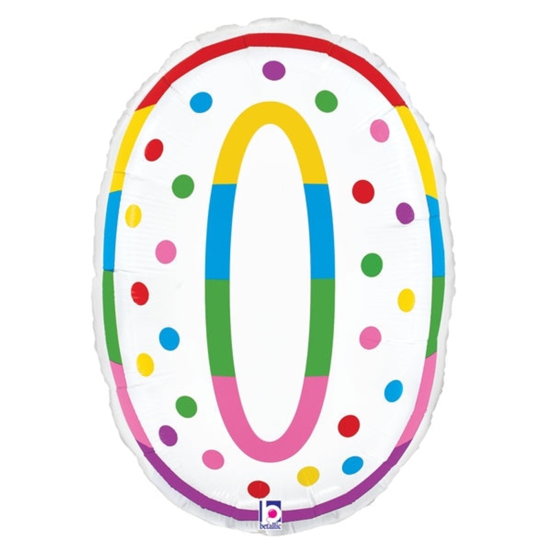 Birthday Candle Number 0 24 Balloon