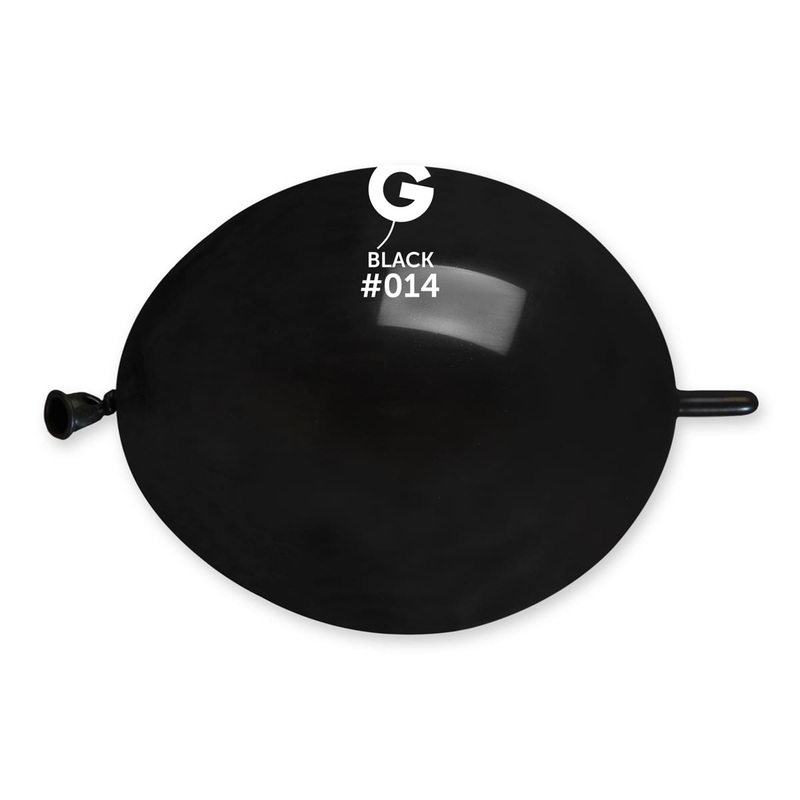 Black G-Link 6 Latex Balloons (100 count)