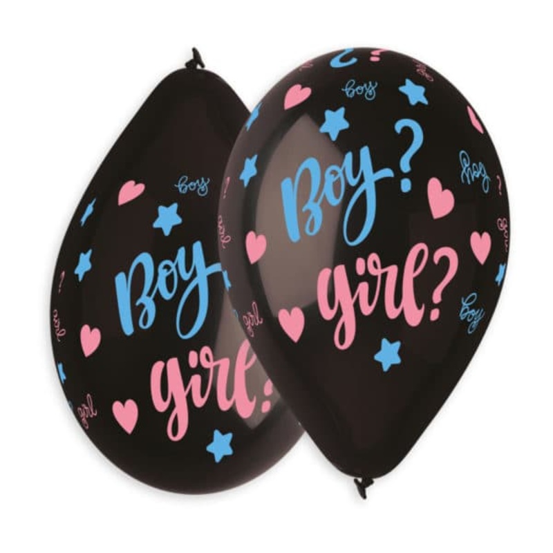 Boy or Girl Printed 13 Latex Balloons (50 count)