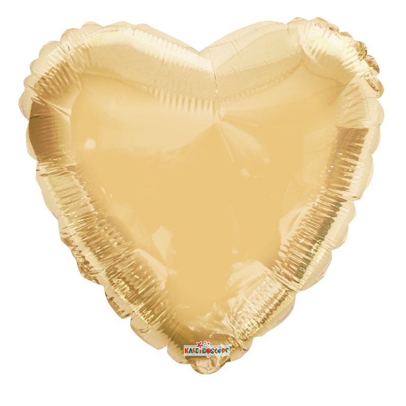 Champagne Gold Heart 18 Balloon