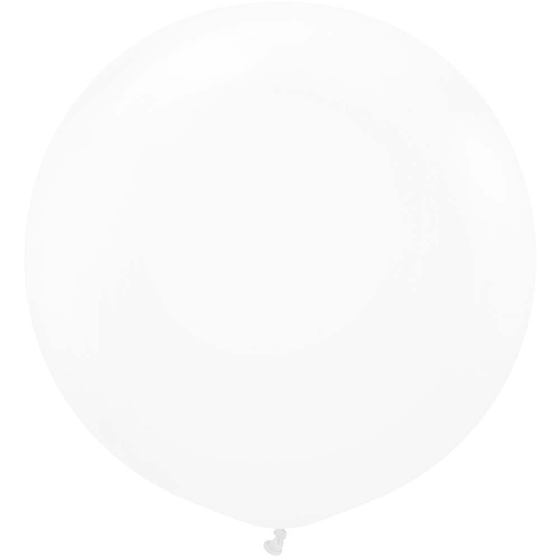 Crystal Clear Transparent 36 Latex Balloons (2 count)
