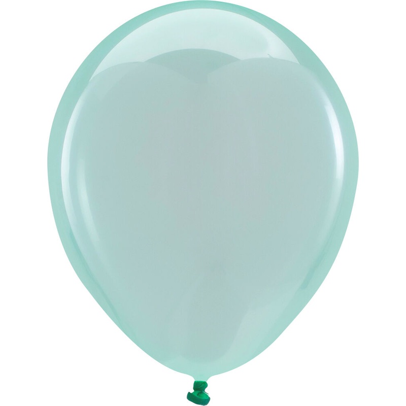 Crystal Clearz Green 11" Latex Balloons (100 count)