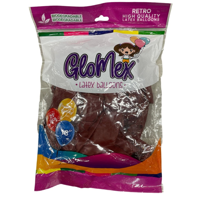 Dark Red 18 Latex Balloons (25 count)