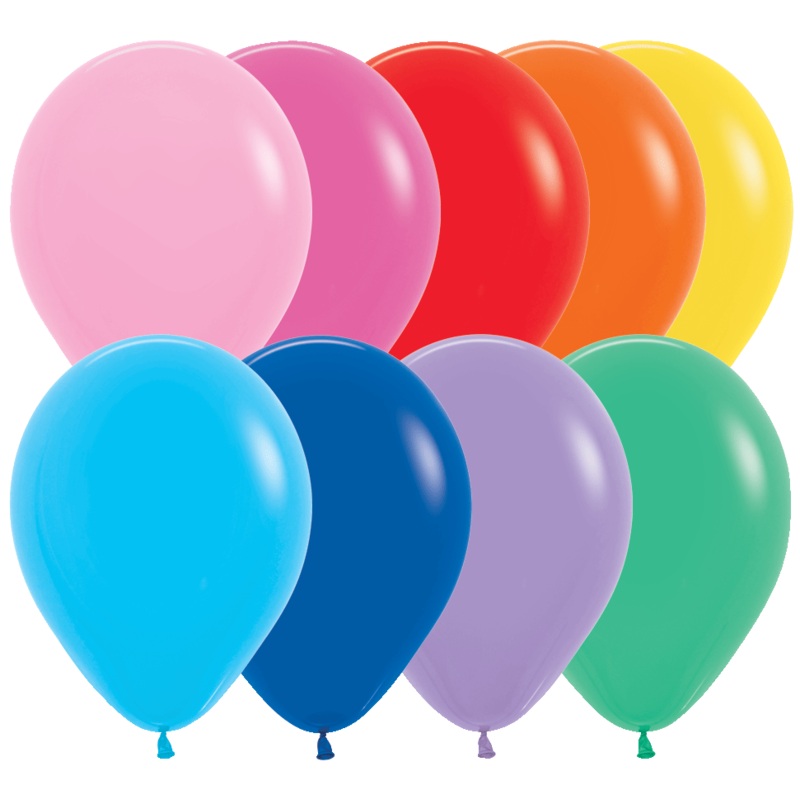 Fashion Assortment 18 Latex Balloons (25 count)