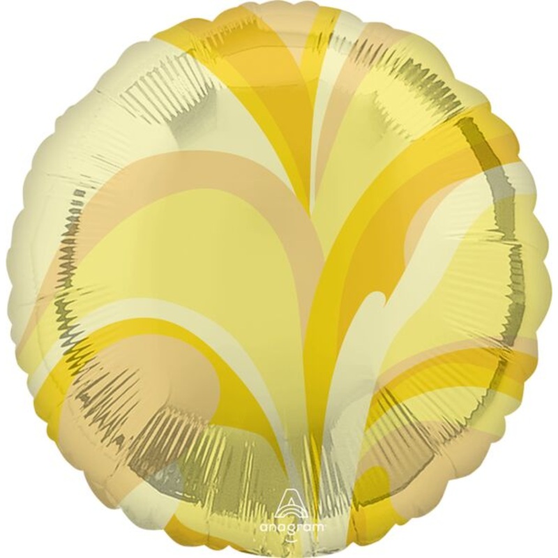 Gold Macro Marble Round 18 Balloon