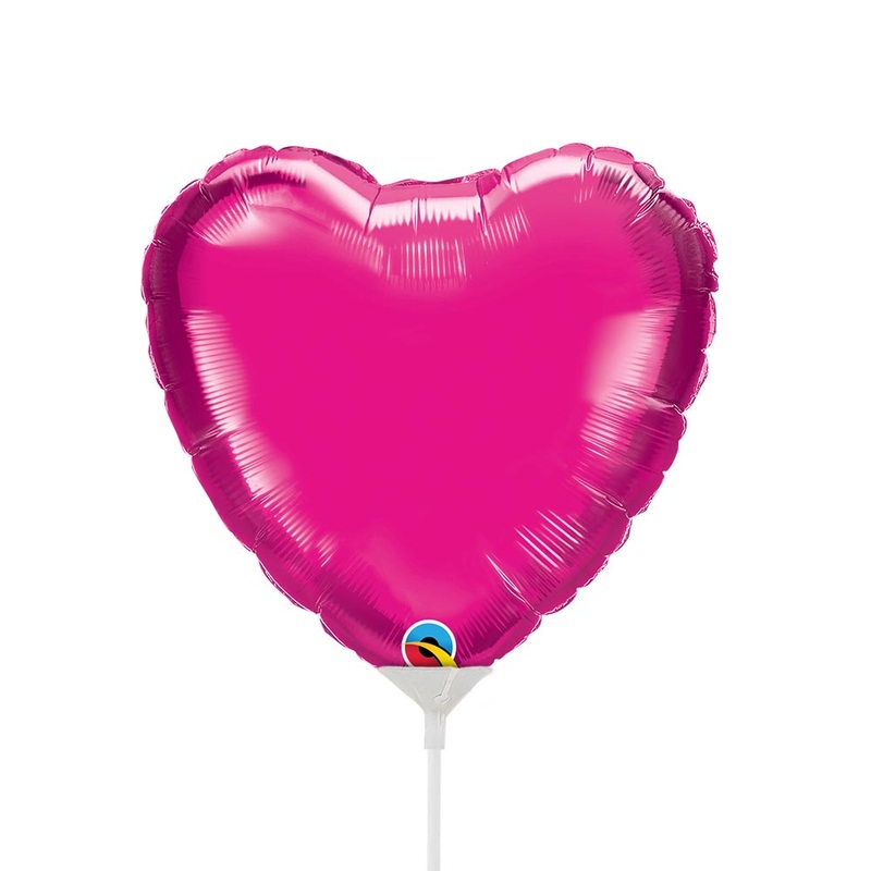 Heart - Magenta (air-fill Only) 9 Balloon