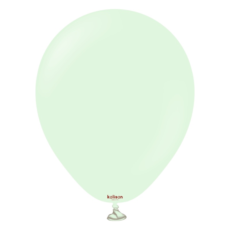 Macaron Pale Green 5 Latex Balloons (100 count)