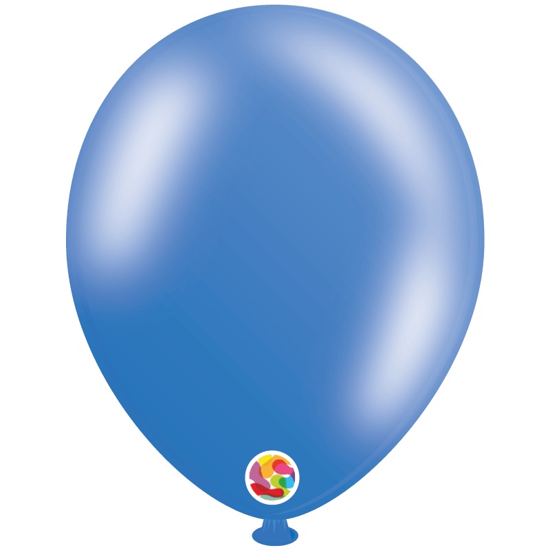 Metallic Blue 5 Latex Balloons (100 count)