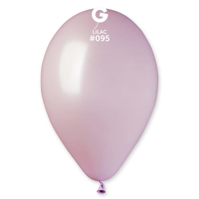 Metallic Metal Lilac 12 Latex Balloons (50 count)