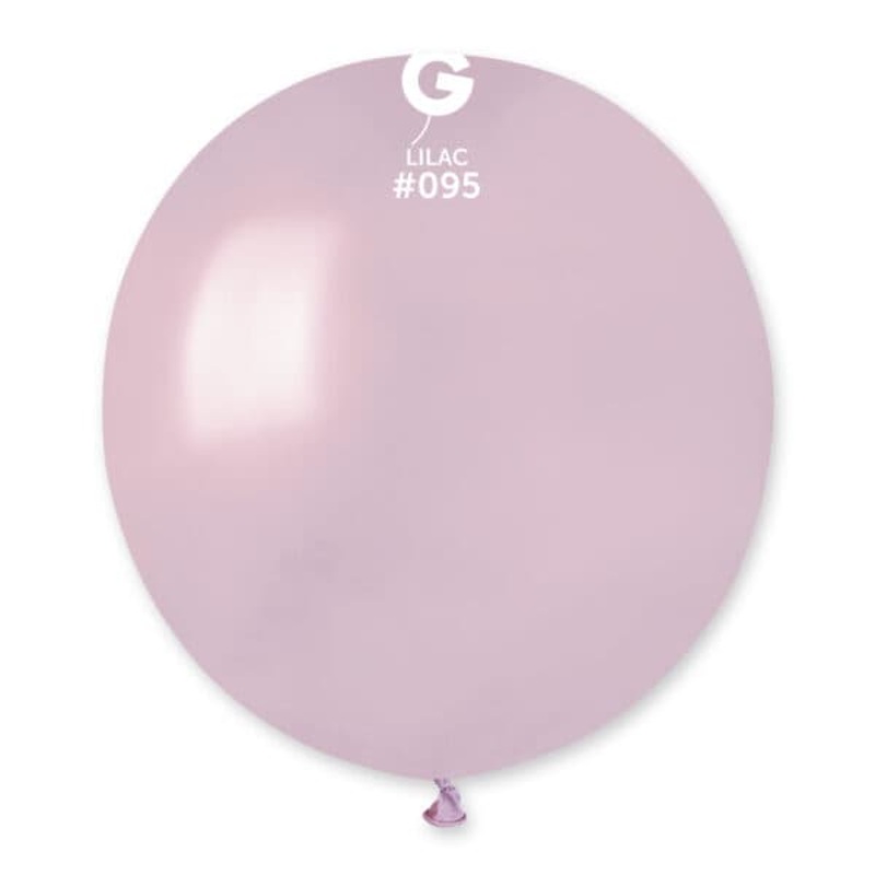 Metallic Metal Lilac 19 Latex Balloons (25 count)