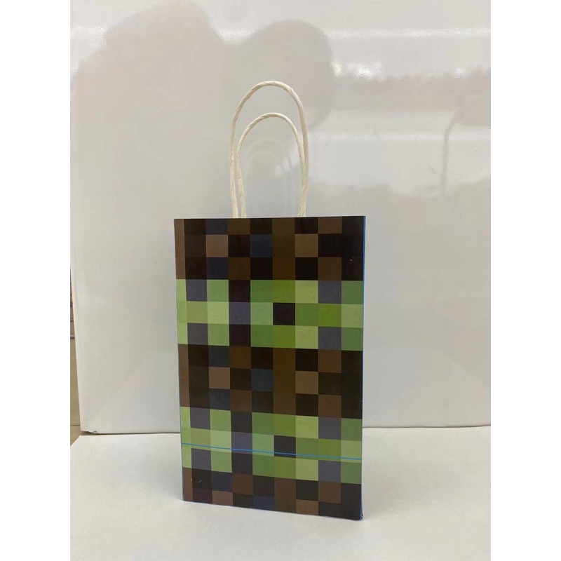 Mine Craft Small Kraft Bags (12 count)