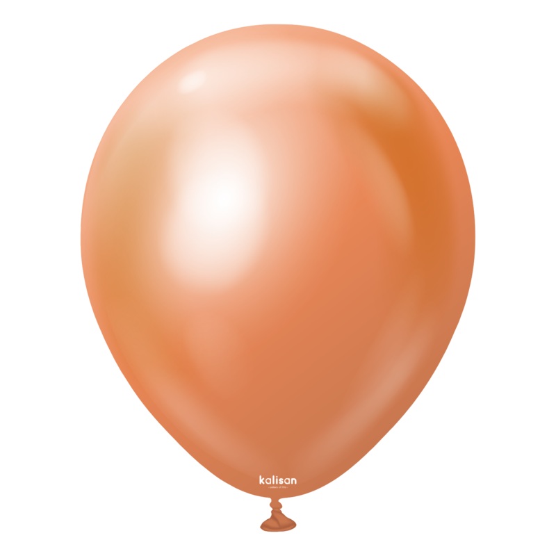 Mirror Copper 5 Latex Balloons (100 count)