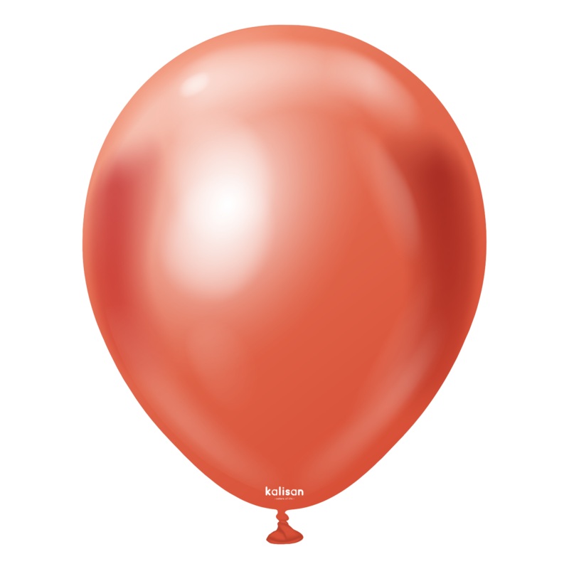 Mirror Red 12 Latex Balloons (50 count)