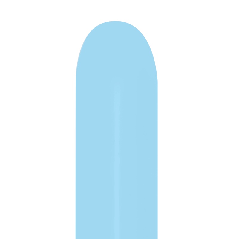 Pastel Matte Blue 260B Latex Balloons (50 count)