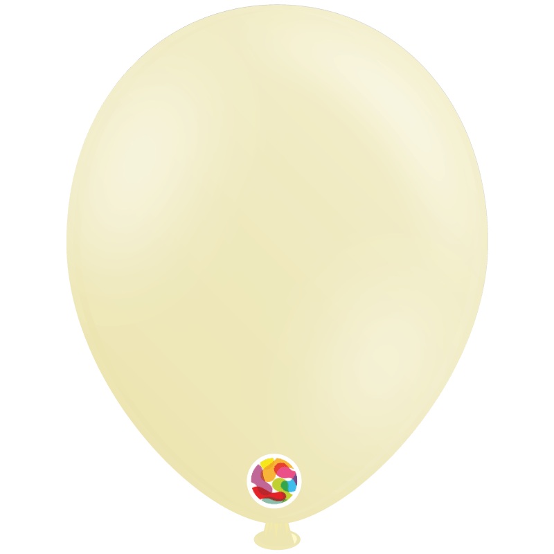 Pastel Matte Yellow 12 Latex Balloons (50 count)
