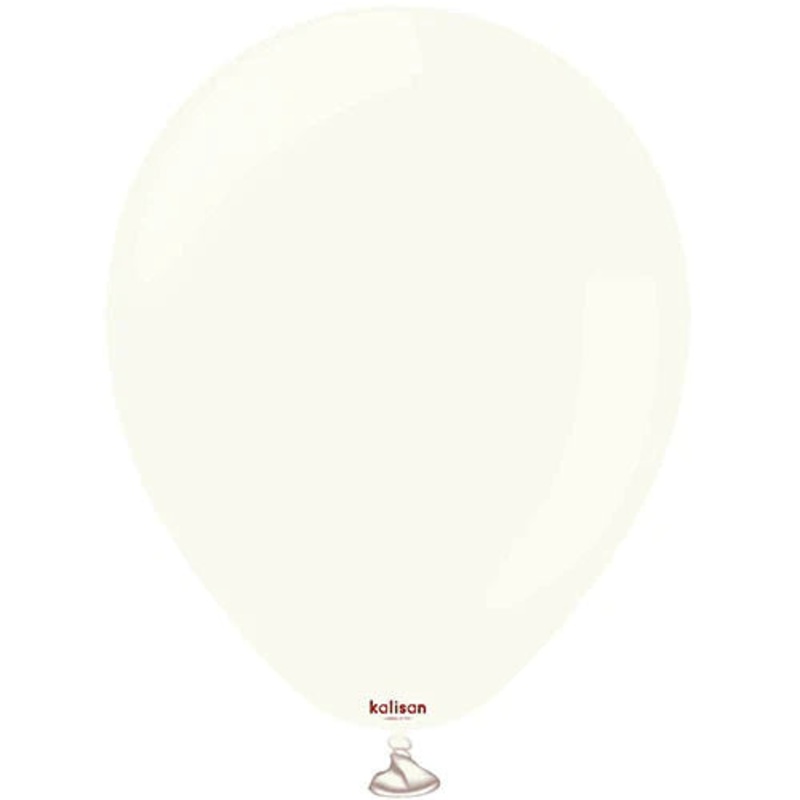 Retro White 18 Latex Balloons (25 count)