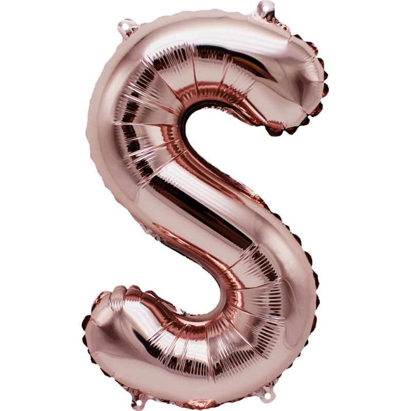 Rose Gold Letter S 16" Balloon