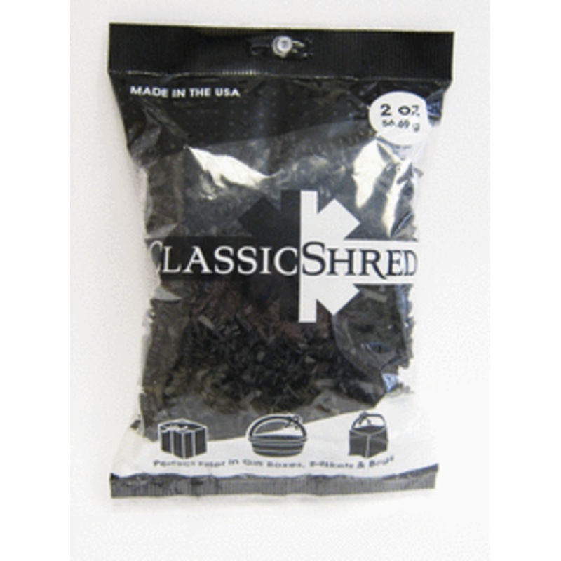 2 oz Paper Shred - Black