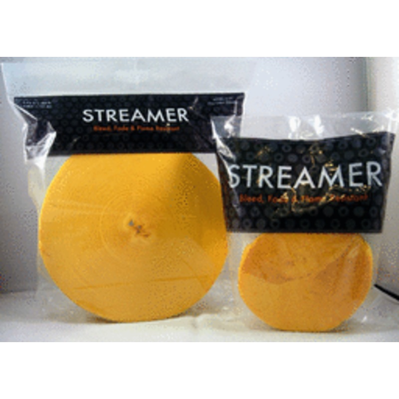 500' Crpe Streamer-Buttercup Yellow