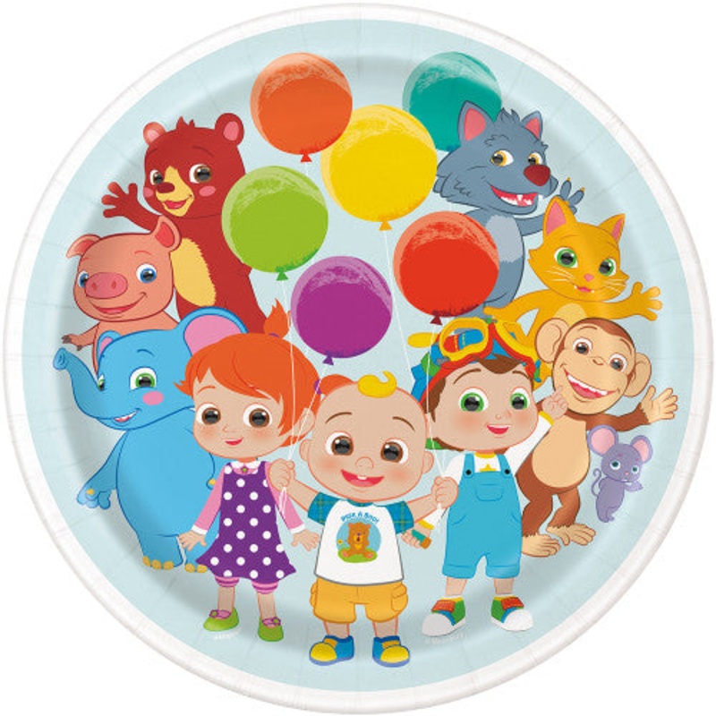 Cocomelon Plates 9 (8 count)
