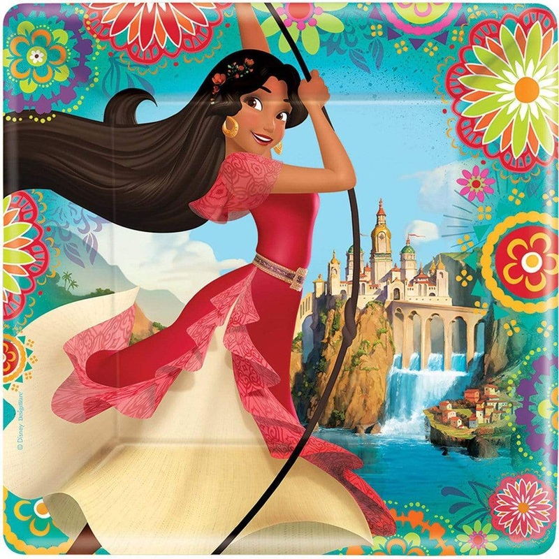 Elena of Avalor Square Plates 9 (8 count)