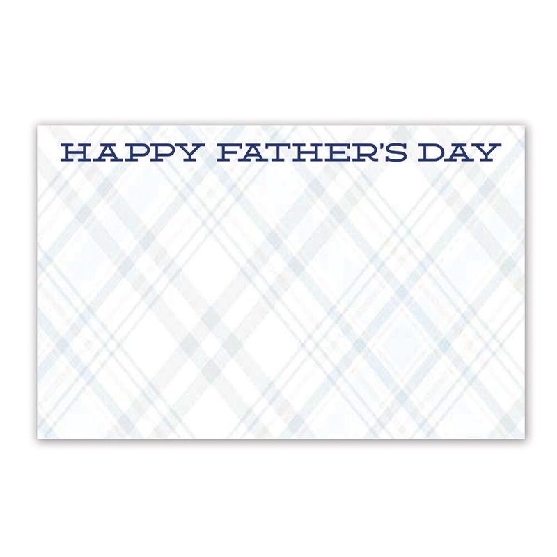Enclosure Card - Happy Father's Day Argyle (50 count)