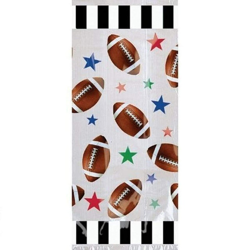 Football Large Party Favor Bags (8 count)