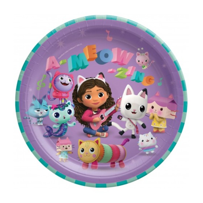 Gabbys Dollhouse Paper Plates 9 (8 count)