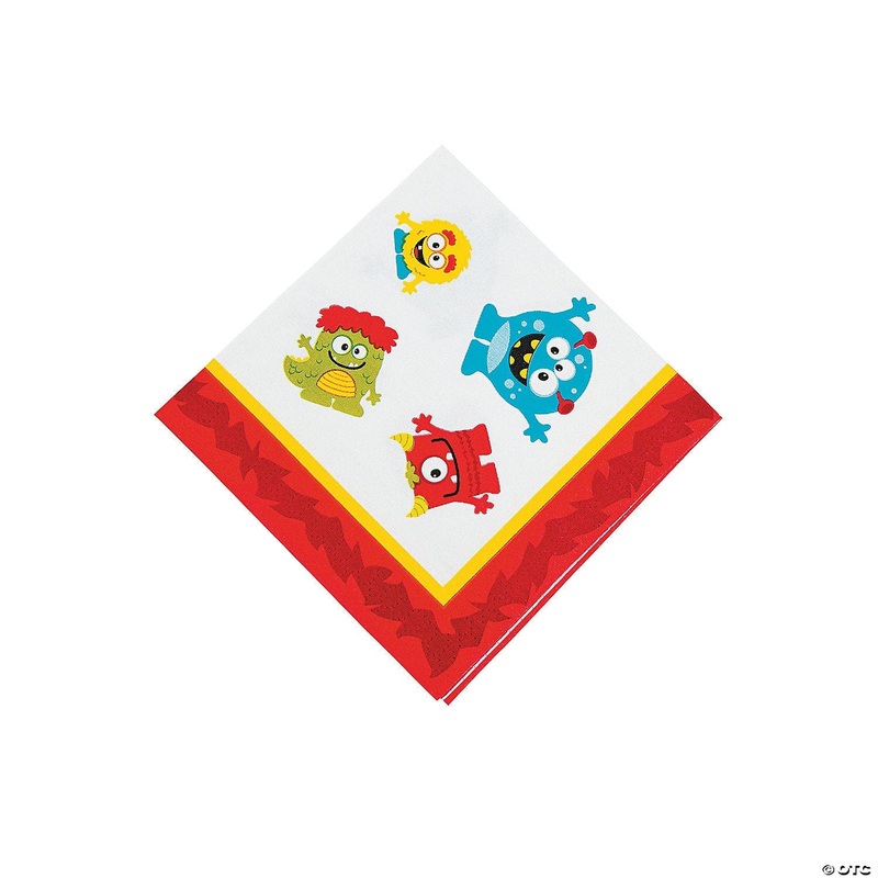 Mini Monster Bev Napkins