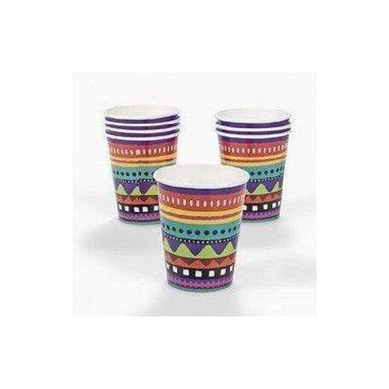 Paper Fiesta 9oz Cups (8 count)