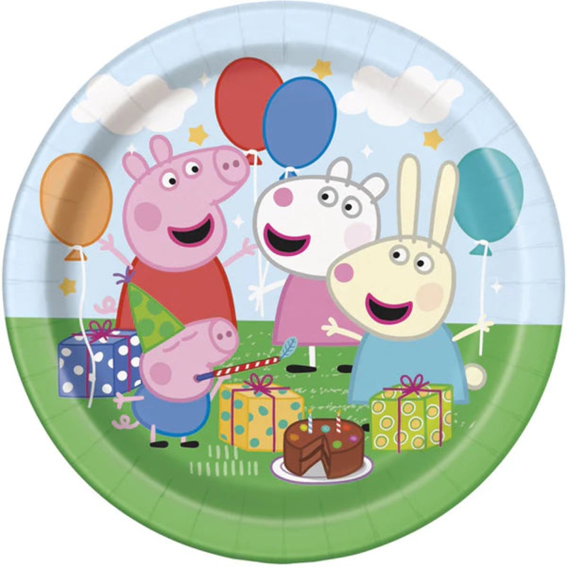 Peppa Pig Plates 7 (8 count)