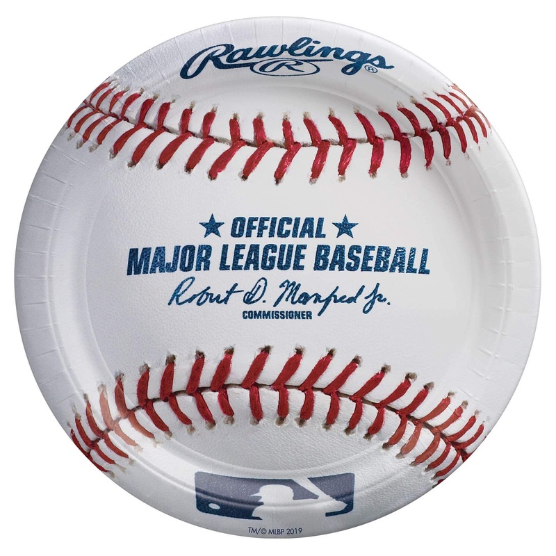 Rawlings Baseball Plates 9 (8 count)