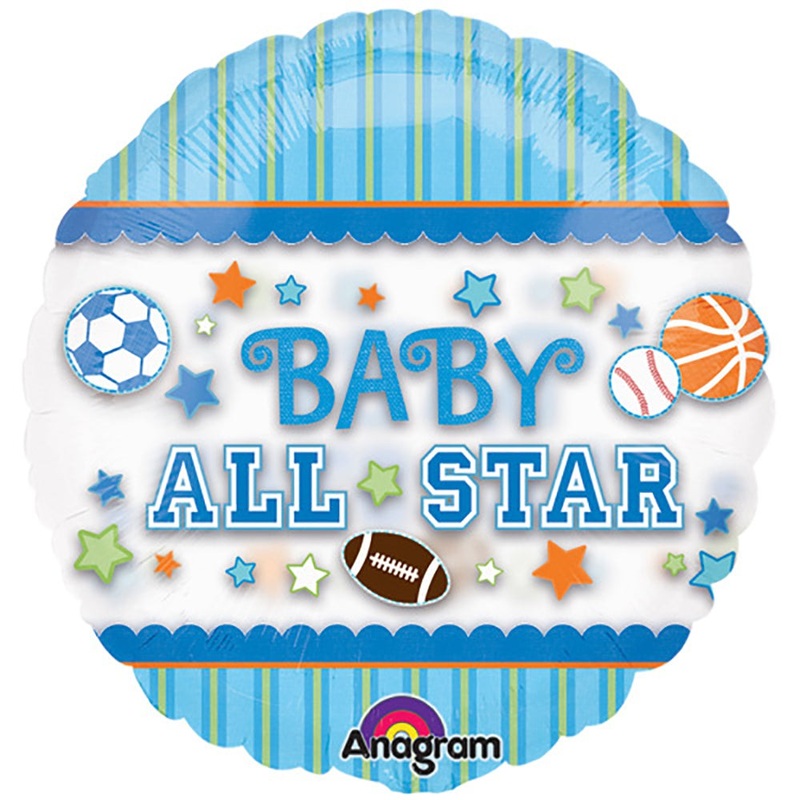 Baby All Star Clear Seethru 26 Balloon