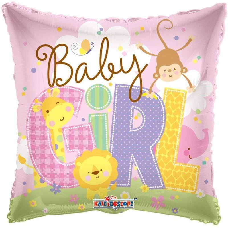 Baby Girl Animals 18 Balloon