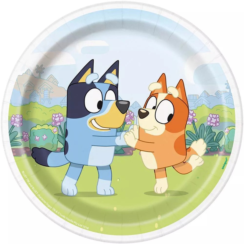 Bluey Paper Plates 7 (8 count)