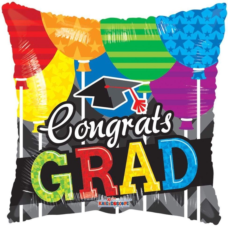 Congrats Grad Square Graduation 18 Balloon
