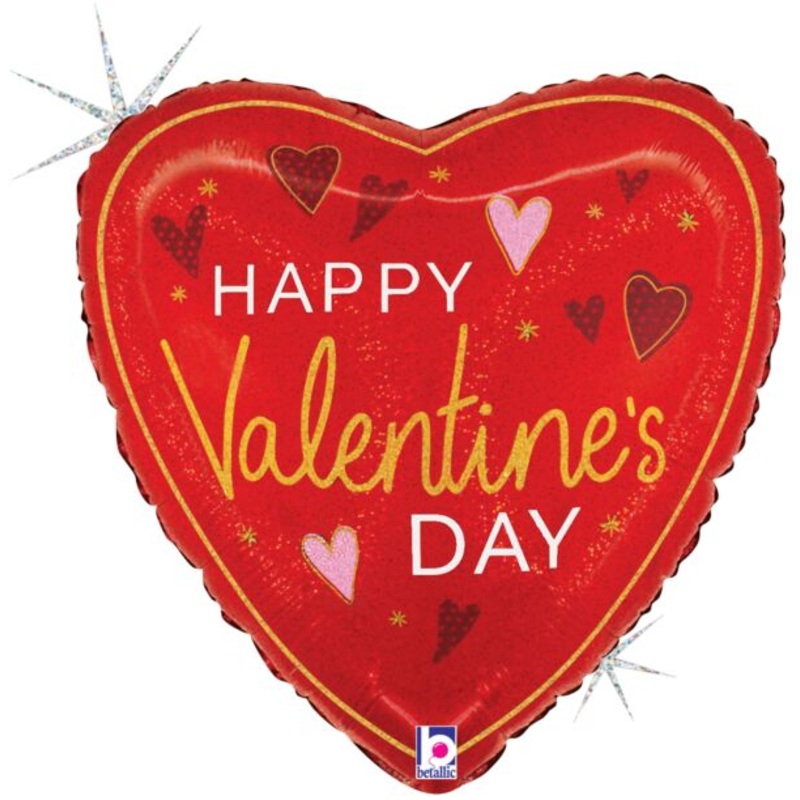 Elegant Valentine Hearts (requires heat-sealing) 9 Balloon