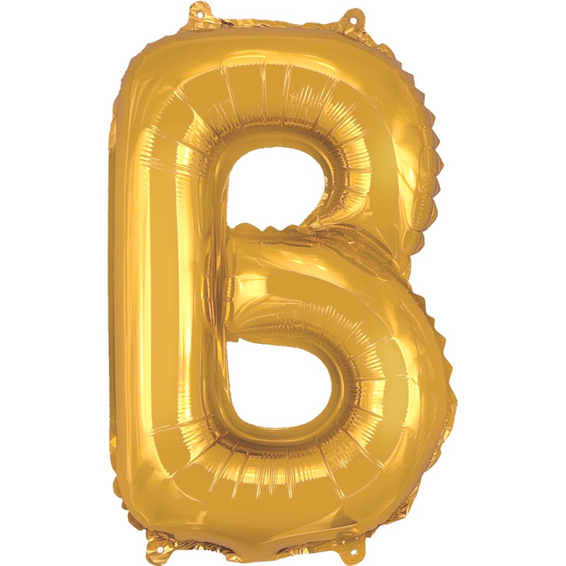 Gold Letter B 16 Balloon