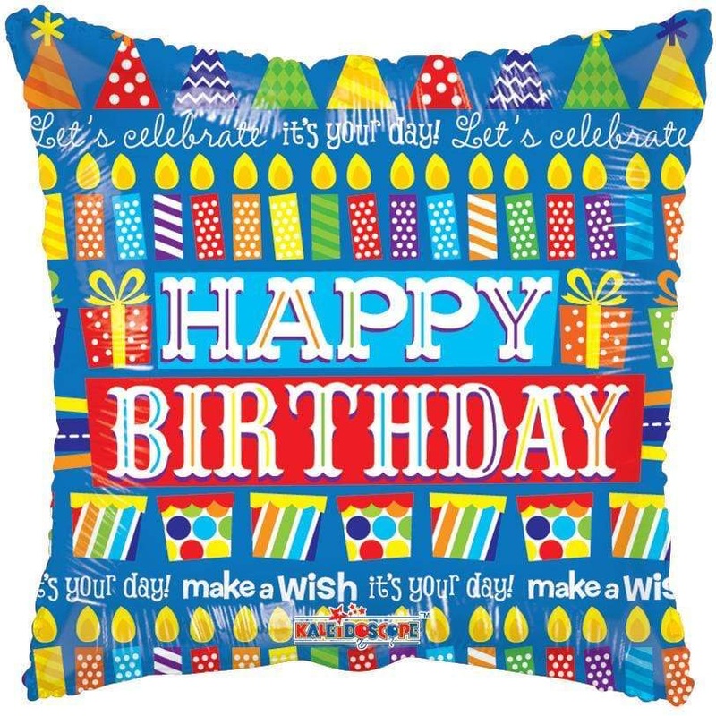 Happy Birthday Celebrate Motifs 18 Balloon
