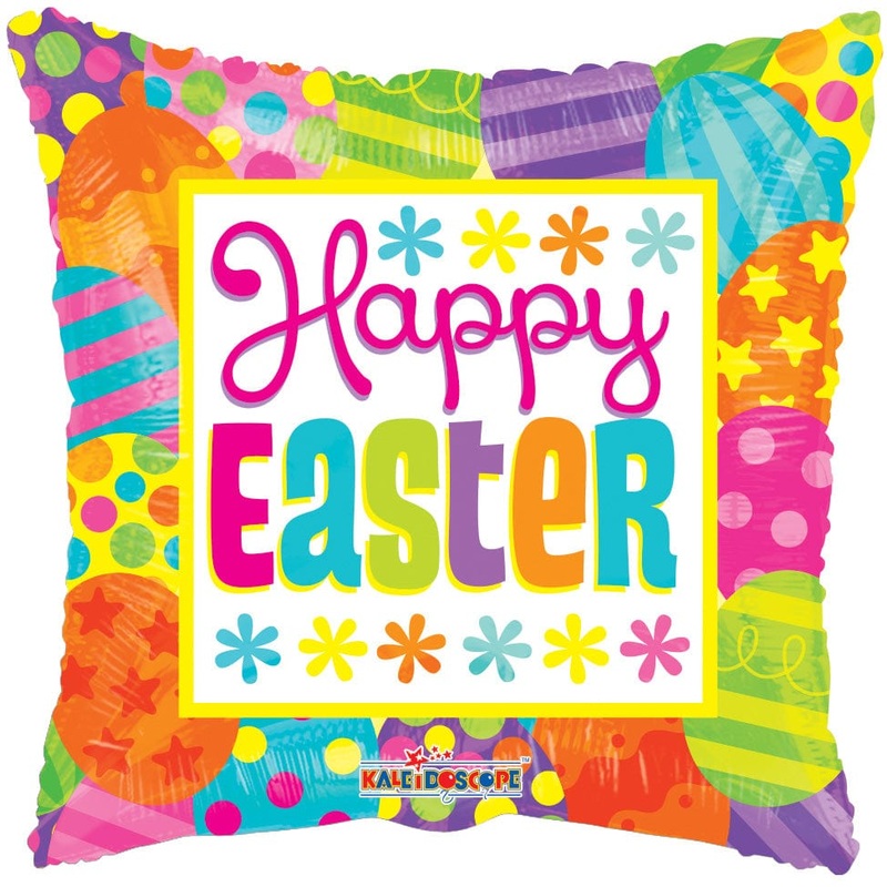 Happy Easter Square 18 Balloon