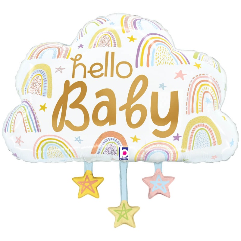Hello Baby Cloud 28 Balloon