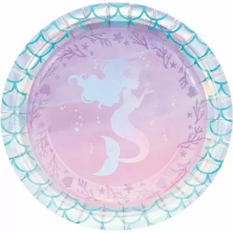 Mermaid Shine 7" Plates (8 count)