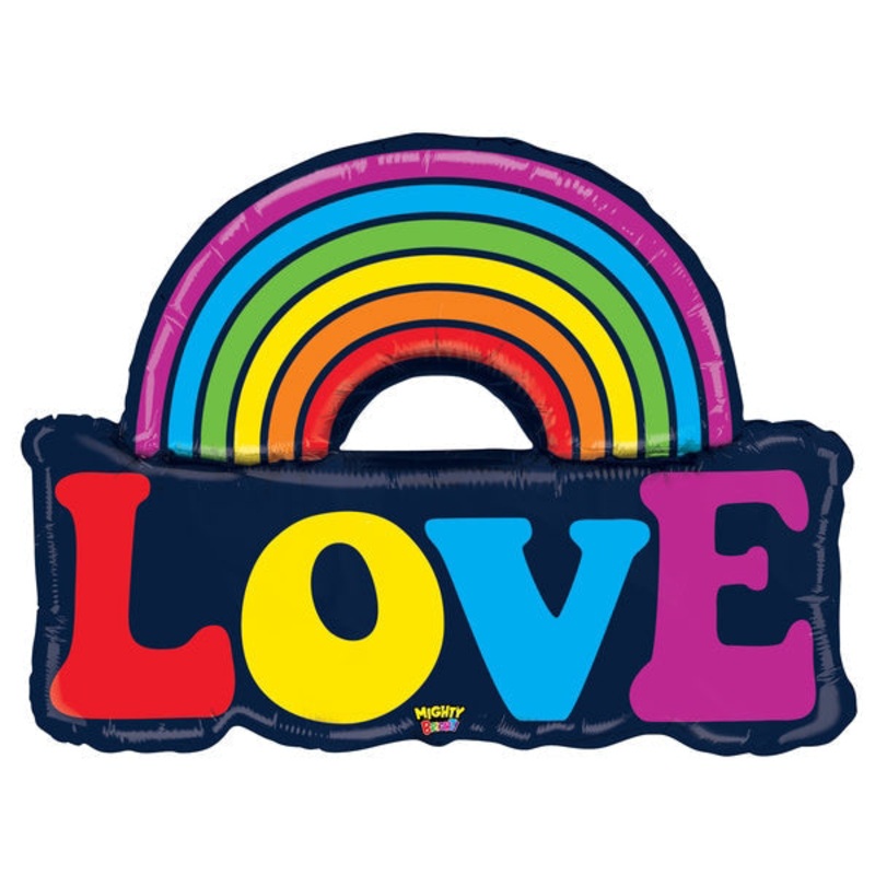 Mighty Love Rainbow 37 Balloon