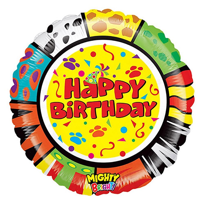 Mighty Zooloons Birthday 21 Balloon