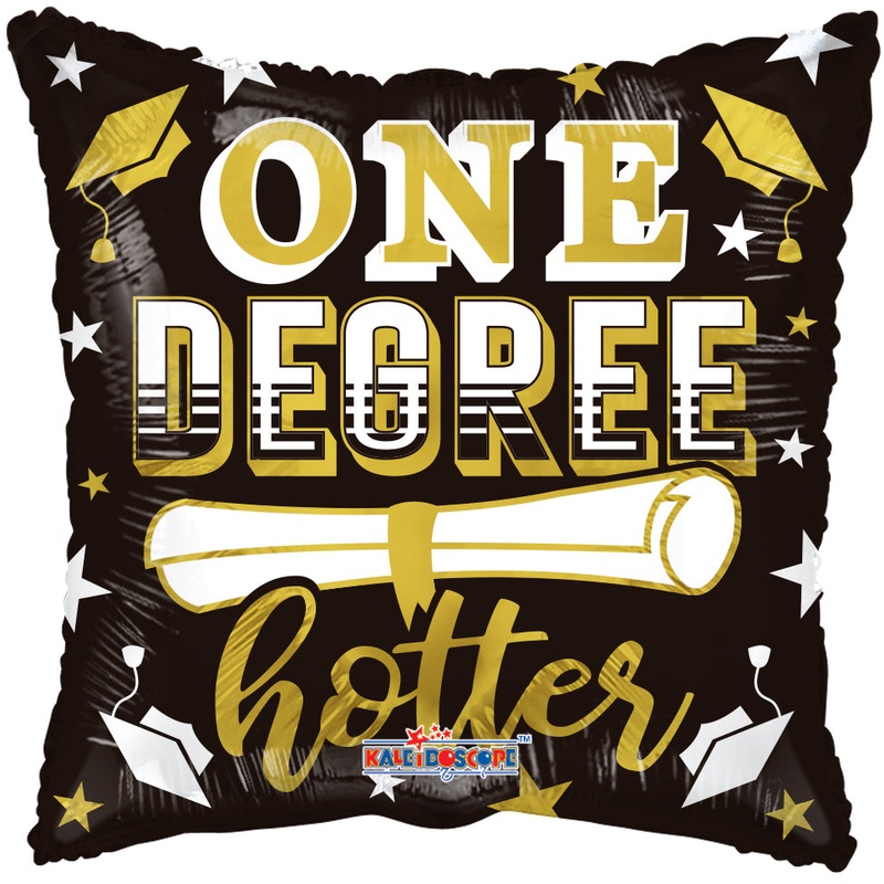 One Degree Hotter Graduation 18 Balloon