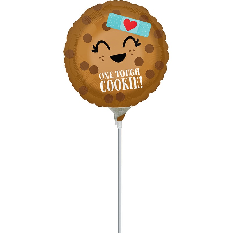 One Tough Cookie 9" Air-fill Balloon (requires heat sealing)