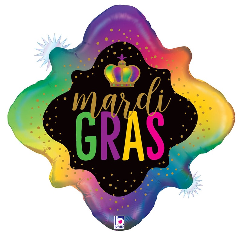 Opal Mardi Gras 29" Balloon